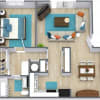 Floor plan: One Bedroom