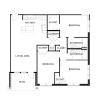 Floor plan: 3BR 2BA (1312 SF)