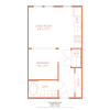 Floor plan: 0 bedroom 1 bath