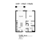 Floor plan: A1D