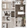 Floor plan: Two Bedroom Q1
