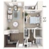 Floor plan: A2-E-Upper