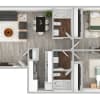 Floor plan: Two Bedroom