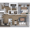 Floor plan: 1x1-742