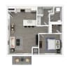 Floor plan: 1BA