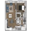 Floor plan: A3-D2-747