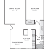 Floor plan: One Bedroom