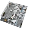 Floor plan: Three Bed - Two Bath