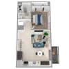 Floor plan: 1 Bed/1 Bath-30.1