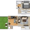 Floor plan: Aspen with Fenced-In Yard