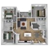 Floor plan: C1