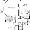 Floor plan: 2 Bedroom 2 Bath - B21 Affordable 80%