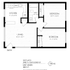 Floor plan: 2 Bedroom