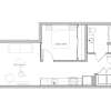 Floor plan: Open 1x1 - B3 (ADA)
