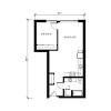 Floor plan: 1 Bedroom - A5
