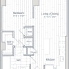 Floor plan: 1 Bed/1 Bath-C7