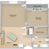 Floor plan: One Bedroom