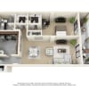 Floor plan: Tower 1 Bedroom