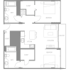 Floor plan: Navona Two Bedroom Flat B