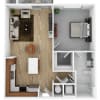 Floor plan: 1B