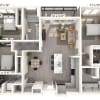 Floor plan: C1 3x2 1386 SF