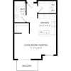 Floor plan: A Studio