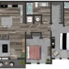 Floor plan: 2x2