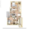 Floor plan: B2 Santa Monica