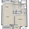 Floor plan: One Bedroom