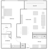 Floor plan: 1 Bed/1 Bath-The Dolphin