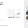 Floor plan: A6 - One Bedroom