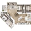 Floor plan: Gulfstream 1
