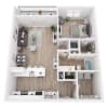 Floor plan: Vegas - Premium