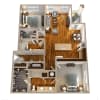Floor plan: 2 J - Phase III