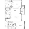 Floor plan: Tahoe with 2-Car Garage