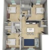 Floor plan: C1