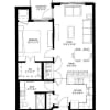 Floor plan: One Bedroom A