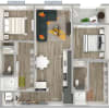 Floor plan: B1-909-969