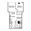 Floor plan: A1.1 732