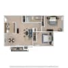 Floor plan: 2 Bed Cricklewood