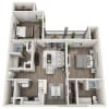 Floor plan: The Livingston (B2A)