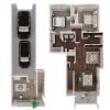 Floor plan: Chinook 2x1 Den
