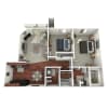 Floor plan: Two Bed