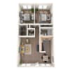 Floor plan: Coronado Springs - Hibiscus Renovated