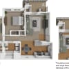 Floor plan: Two Bedroom