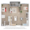Floor plan: 2B