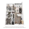 Floor plan: B1-W
