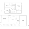 Floor plan: 3 Bedroom 2.5 Bath Townhome