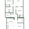 Floor plan: The Clayton Mill (108)