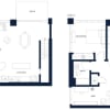 Floor plan: 2 Bed/2 Bath L/W-2B